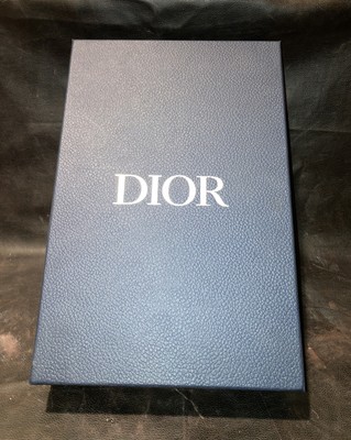 dior shoe box blue