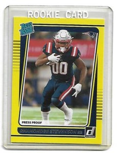 2021 Panini Donruss Yellow Press Proof  #286 RHAMONDRE STEVENSON RC