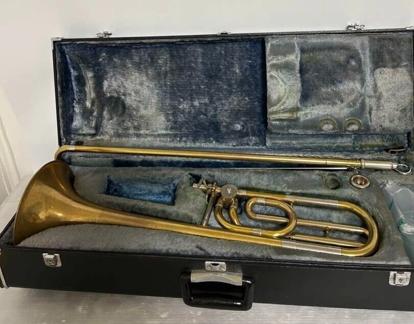 YAMAHA YSL-648 Trombone w/ Case free shipping from Japan