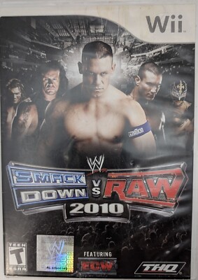 WWE SmackDown vs. Raw 2010 Nintendo Wii Cib Tested and Working