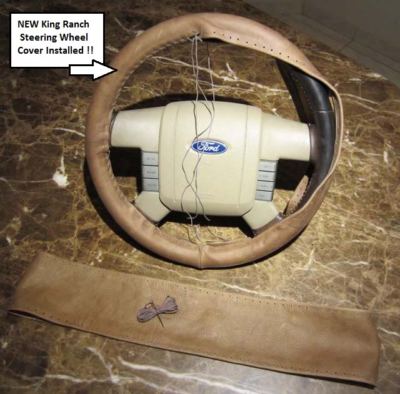 2004 2005 Ford F150 Supercrew 4x4 Crew King Ranch Leather Steering