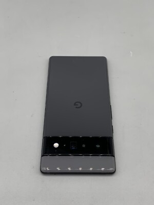 Google Pixel 6 G9S9B 128GB Stormy Black Unlocked Android Smartphone Fair