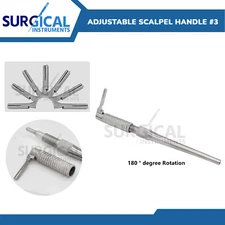Adjustable Scalpel/BP Handle #3 Dental Medical Surgical Instruments German Grade