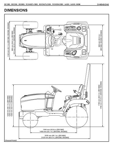 Kubota BX1860 BX2360 BX2660 ab 2009, Traktor Service WSM PDF Computer CD!! - Bild 3 von 11