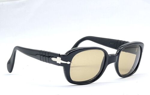 PERSOL 6505 RATTI Meflecto Vintage Sunglasses Man's Frame Black Acetat