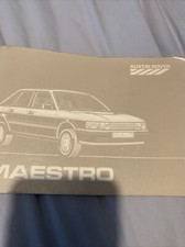 Austin Maestro Handbook - dated 1984 (71)