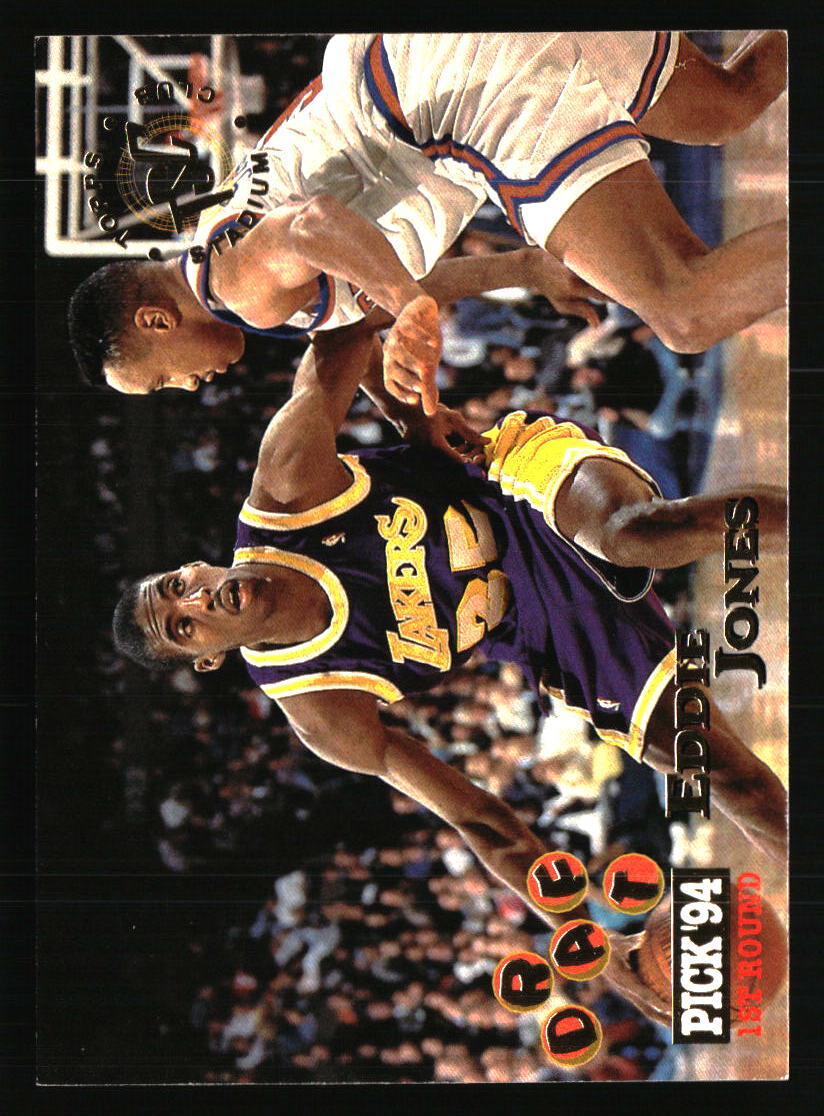 Eddie Jones #240 Basketball Cards 1994 Stadium Club trading card — raw and PSA graded price guide