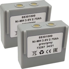 2X 3.6V 2750mAh Battery 68301000 68300900 for HETRONIC Remote Control (US STOCK)