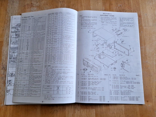 Vintage Sony TC-WR10ES TC-WR810 Cassette Deck Service Manual UK US Canada Model - Picture 4 of 6