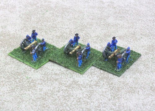 Black Powder Epic Battles UNION ARTILLERY 3 Guns and Crews Painted ...