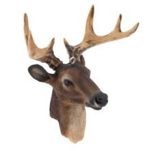 Deer Ornament - Stag Winter Snow Animal Deer Hunting Cabin Woods Camp Rustic