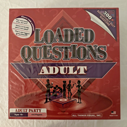 LOADED QUESTIONS Adult Party Game Ages 18+ For 4-6 Players 2012 BRAND ...