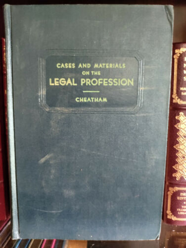 Sprawy i materiały na zawodzie prawnika_E.E. Cheatham_2nd Edn_1955_Hardcover_w bardzo dobrym stanie - Zdjęcie 1 z 9