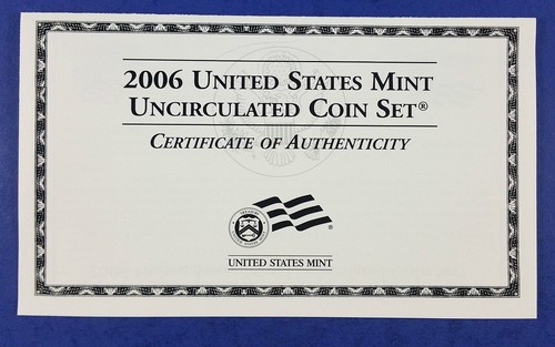 2006 P&D U S Mint Set, 20 Coins,W/State Quarters & Sacagawea $1-Combine Shipping - Picture 7 of 9