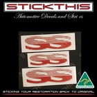 Suit Holden Commodore - VR VS SS Decal Kit Body Sticker **SCREEN PRINTED**