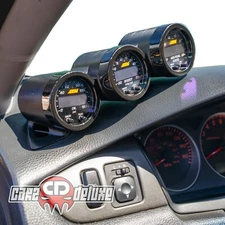 Triple gauge pod mount for 01-07 EVO 7 8 9 Lancer functional defrost vent