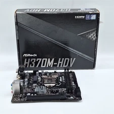 ASRock H370M-HDV LGA1151/ Intel H370/ DDR4/ SATA3&USB3.2/ Micro ATX Motherboard
