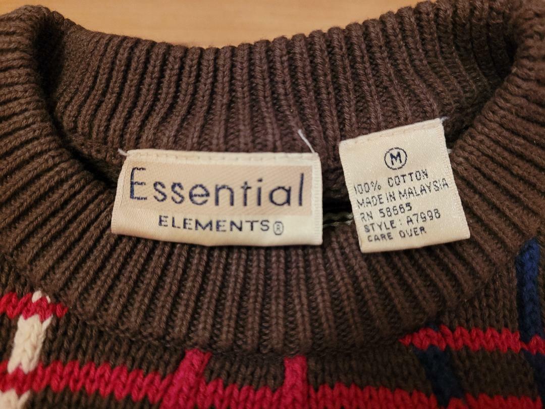 Essential Elements All Cotton Plaid Pullover Swea… - image 2