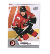 2020-21 Upper Deck AHL Base Card # 6 Matthew Phillips Stockton Heat
