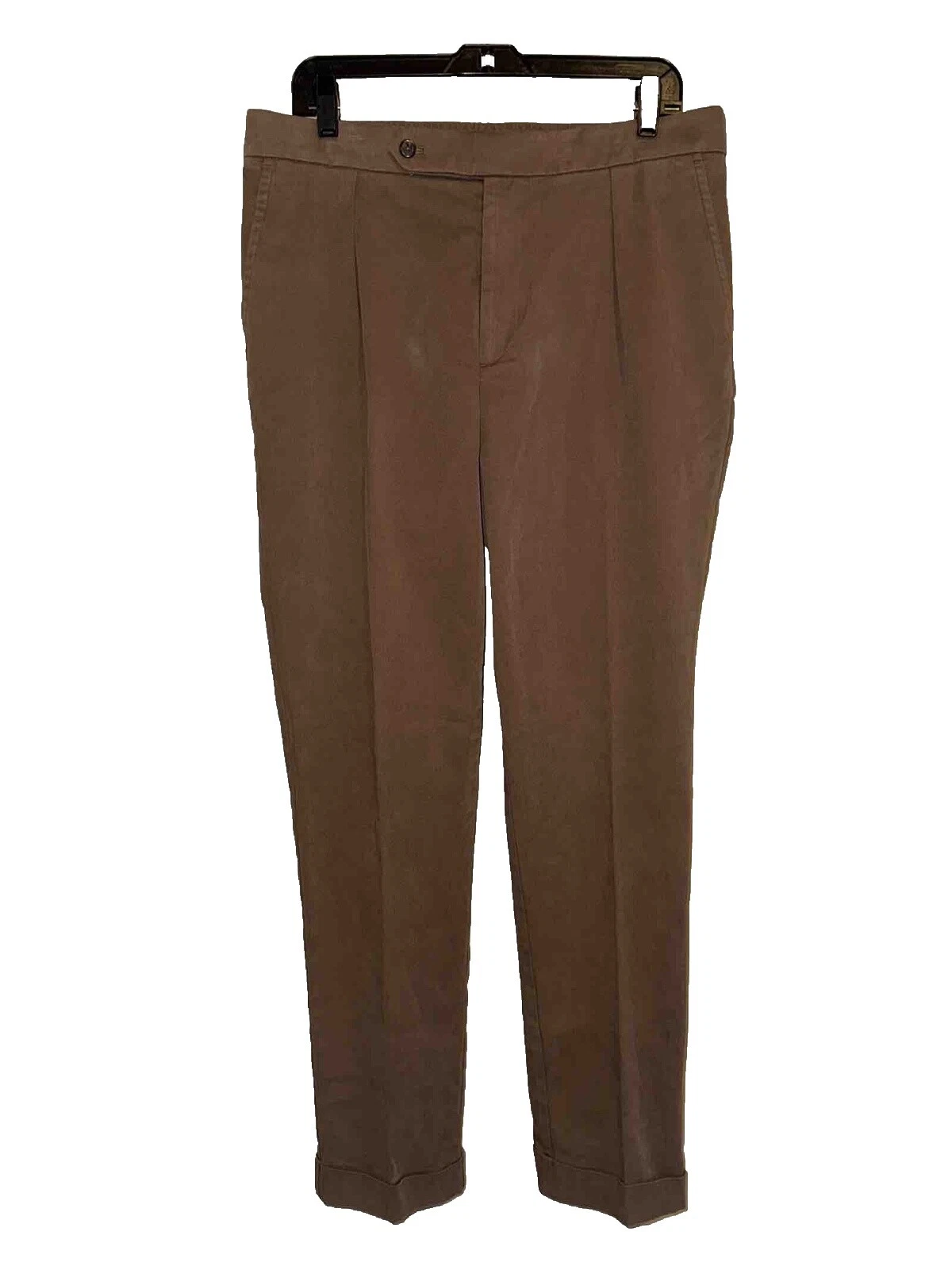 Brown 100% Cotton Pants for Men