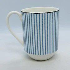 Lenox Kate Spade New York Laurel Street Blue and White Porcelain Mug 4 3/8" Tall