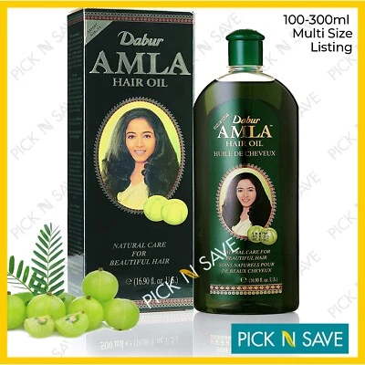 Dabur Amla Indian Gooseberry Hair Oil for Natural Beautiful Hair | 100ml -300ml