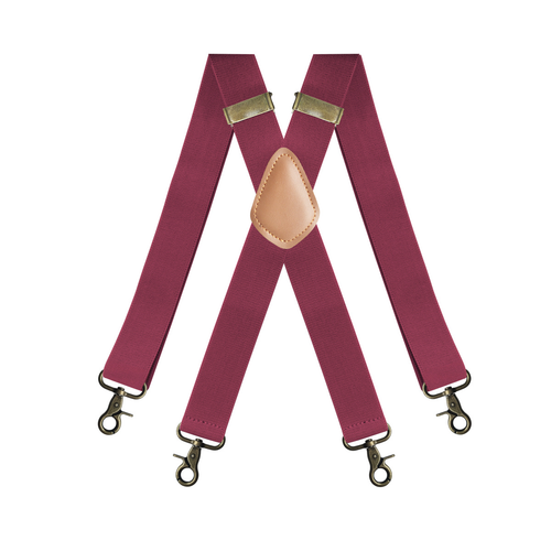 Vintage Suspenders Men Heavy Duty 4 Snap Hooks For Belt Adjustable X Back New- - Picture 13 of 32