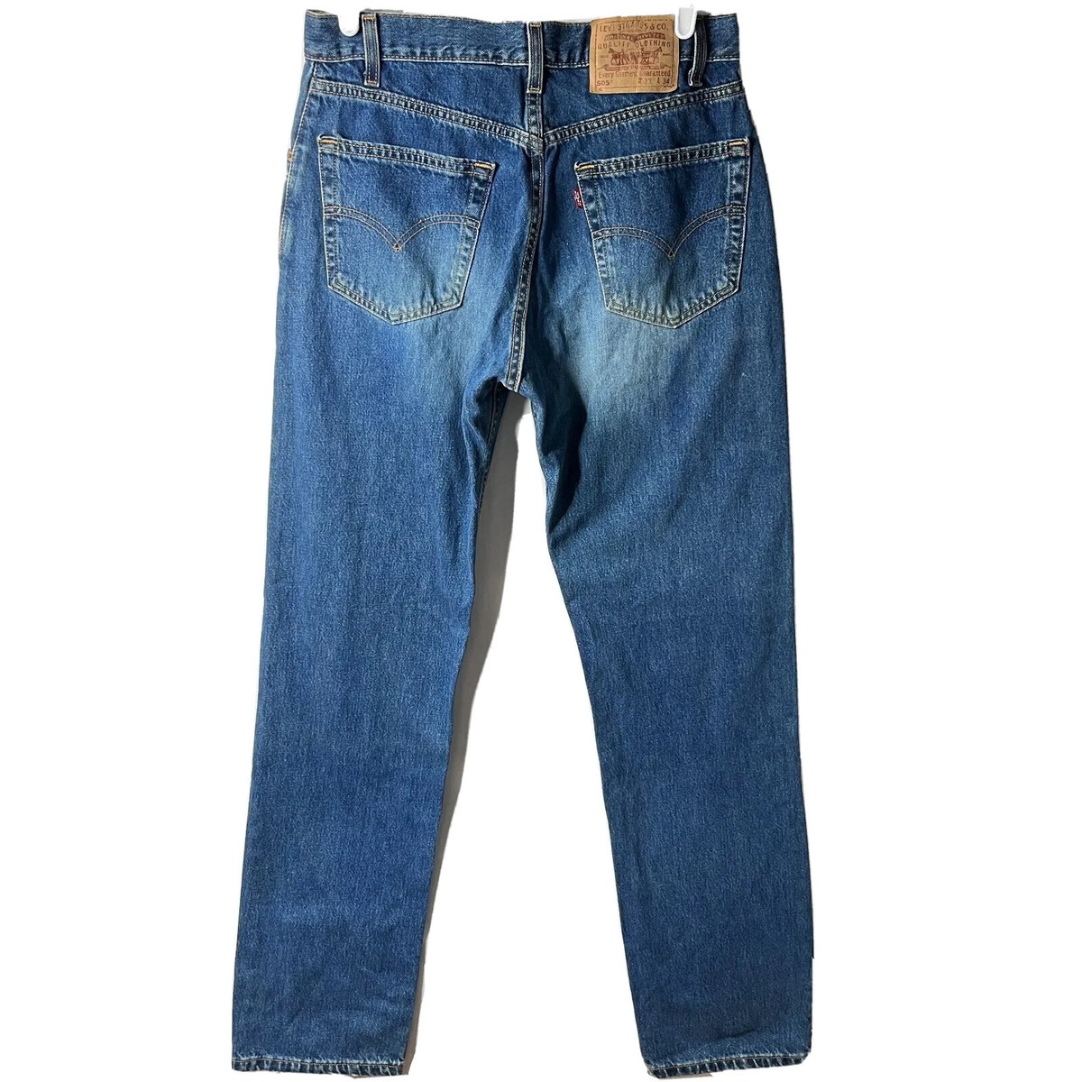 Levi's 505 33×34 MADE IN USA VTG Levi's 505 Jeans Mens 33x34 Blue Medium Wash Made in USA