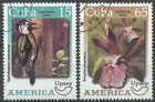 Stamps Birds Flora Orchids 4115/6 O Pack 19924