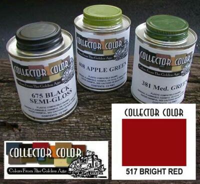 Collector Color Paint for Lionel Toy Train Restoration, 1/2 Pint Can