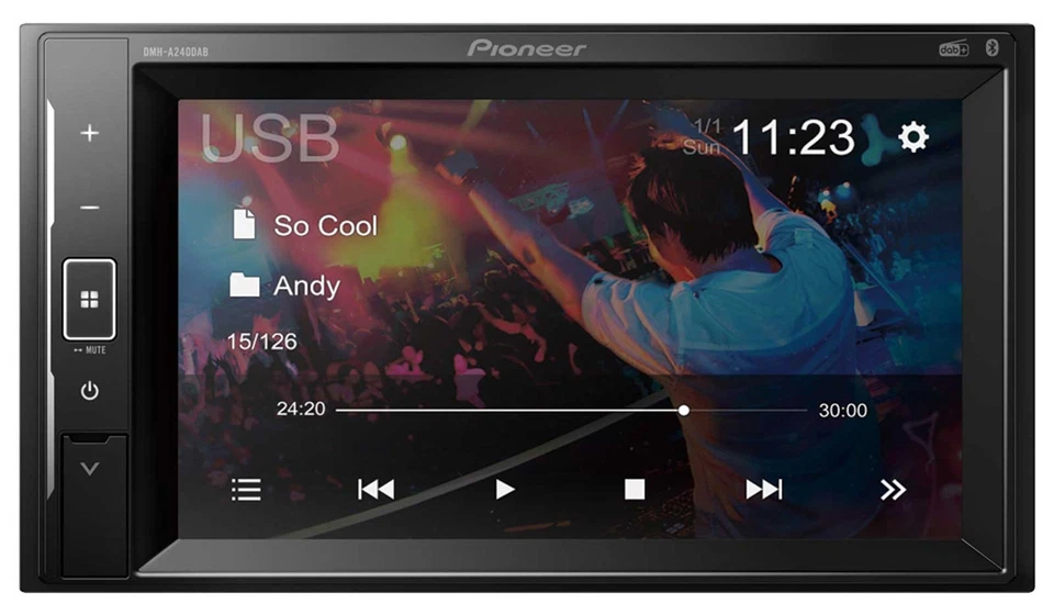 Pioneer DAB MP3 2DIN Bluetooth USB Autoradio für Kia Ceed 09-12 proCeed 11-13 - Bild 4 von 4