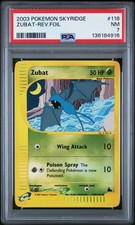 2003 POKEMON SKYRIDGE #118 ZUBAT-REVERSE FOIL PSA 7 on eBay