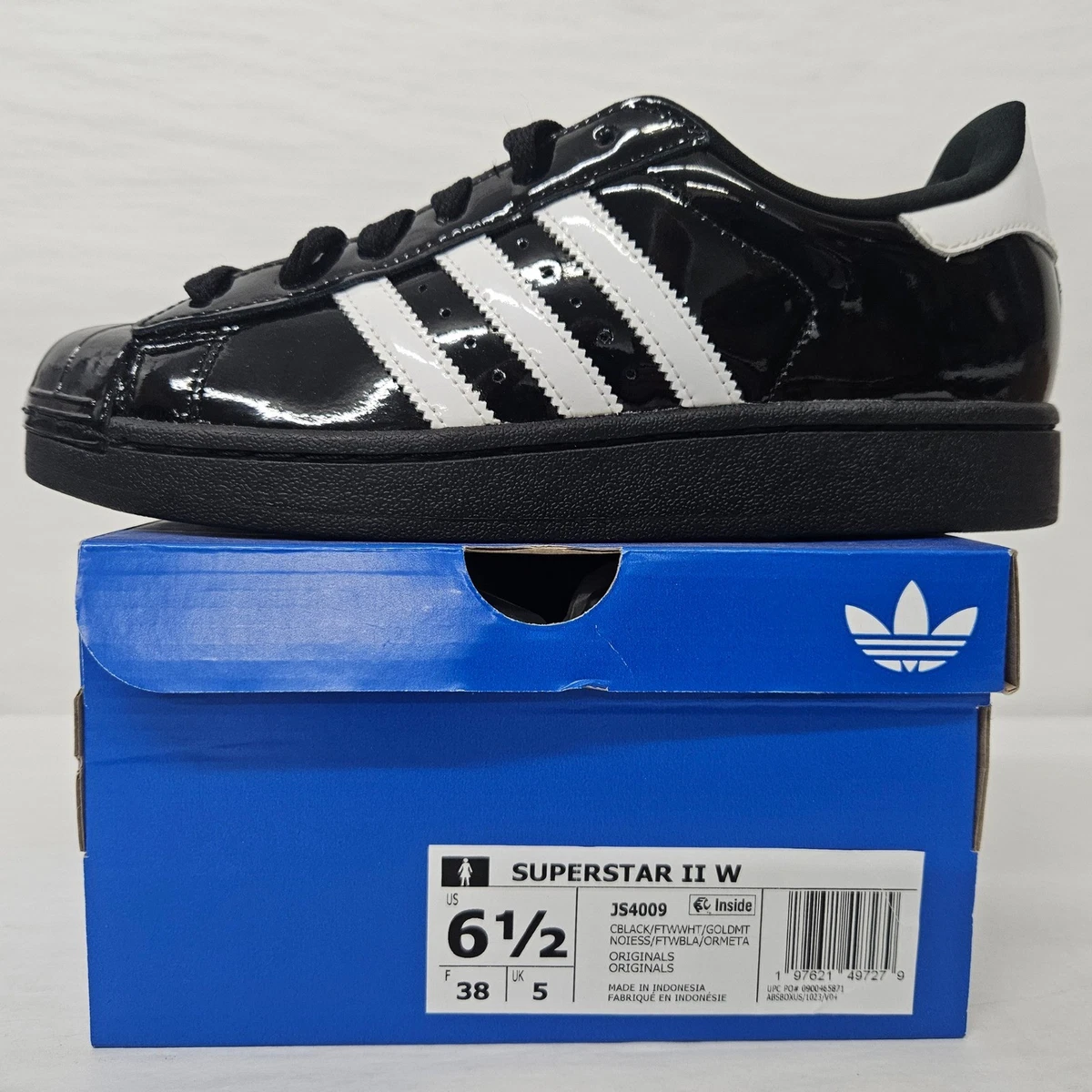 adidas Superstar Patent Leather Athletic Shoes for Women for sale