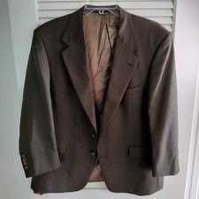 Stafford Executive Classic Fit Worsted Wool Sport Coat Blazer Jacket Men's 44S