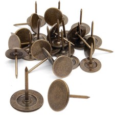 Piutouyar 20mm / 0.8 Inch Flat Head Thumb Tacks, 16 20mm/0.6 0.8", Bronze