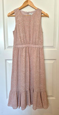 New! J. Crew Pink Snake Print Sleeveless Dress, Size 2