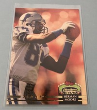 1992 STADIUM CLUB #235 HERMAN MOORE DETROIT LIONS NrMT+