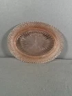 Vintage Anchor Hocking Pink Depression Glass "Miss America" Oval Dish 12”