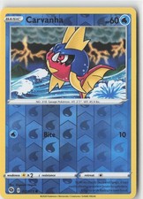 Carvanha 011/073 Common Champion's Path Pokemon Reverse Holo Near Mint