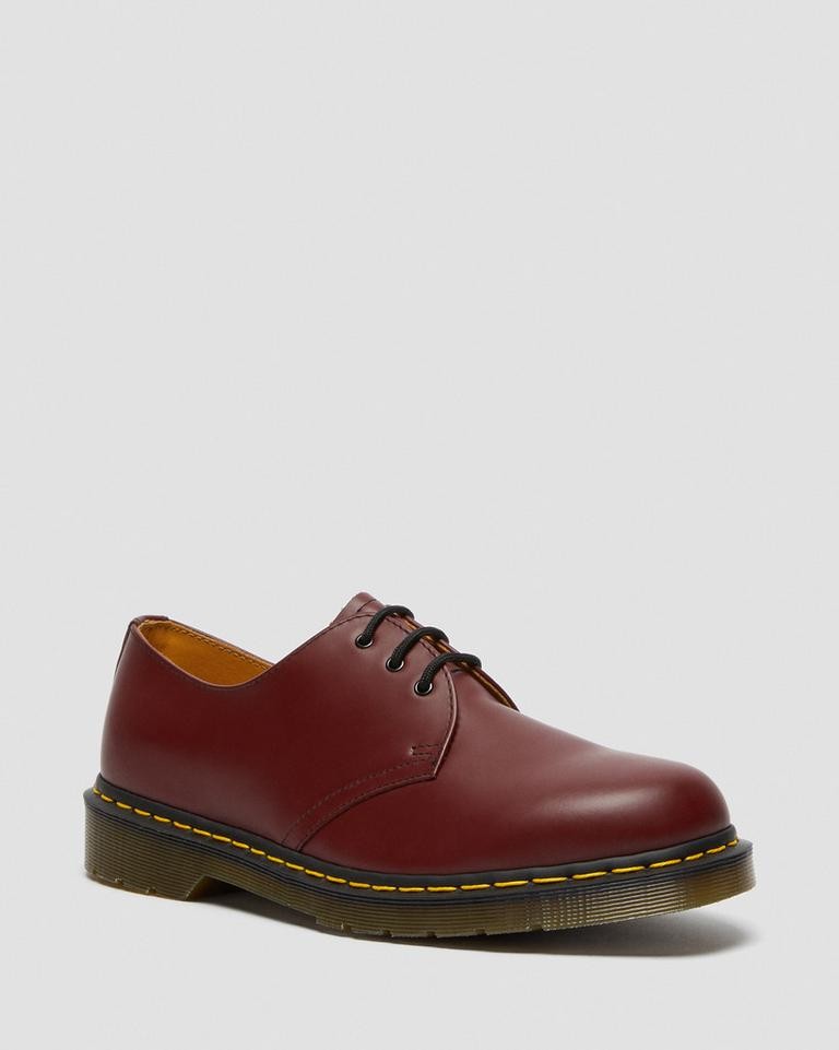 Dr Martens Cherry Red Rogue 1461 Oxford Smooth Leather - US SIze M10 - W11