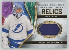 2020-21 Upper Deck Black Diamond Mine Relics Jersey Andrei Vasilevskiy #DMR-AV