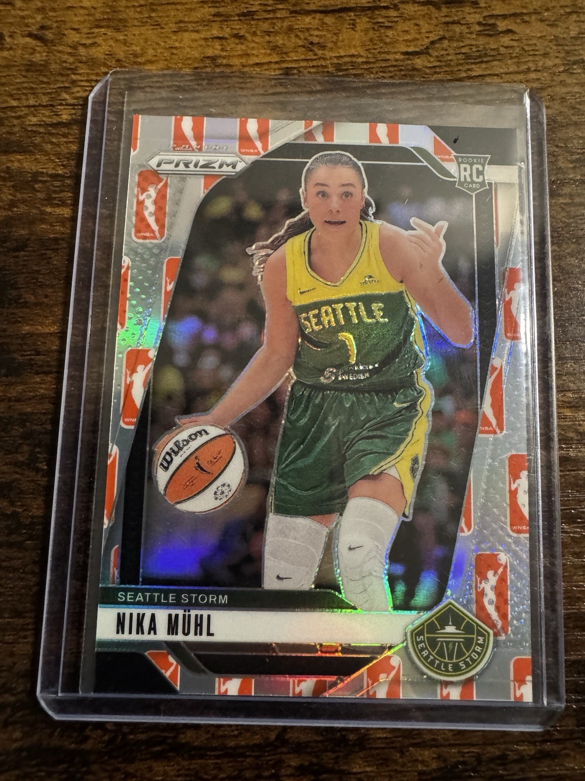 2024 Panini Prizm WNBA - Nika Muhl #75 WNBA Logo Prizm (RC) Rookie