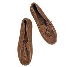 Vintage Dockspirit Leather Laced Flats: 80s, 90s, Y2K