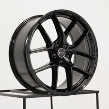 18x8.5 Vors Tr88 5x120 35 Black Wheels Rims Set4 73.1