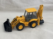 Joal JCB 4CX SiteMaster Backhoe Loader Die-cast Metal Yellow Compact 1:35 Scale