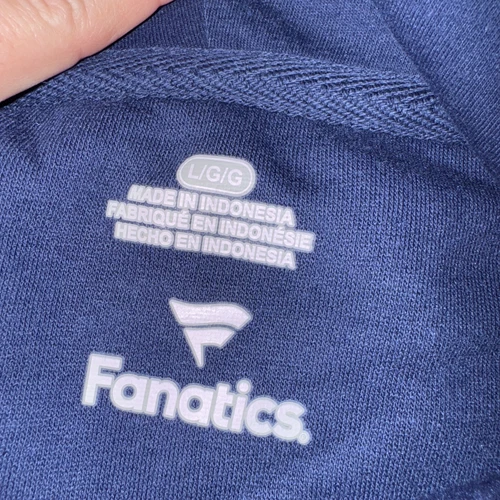 Seattle Mariners Fanatics Hoodie Pullover Baseball Logo Blue Large Small Holes - Picture 5 of 7
