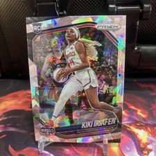 2025 Panini Prizm WNBA - Kiki Iriafen #72 Ice Prizm (RC)