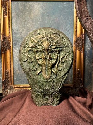 Handmade Cthulhu Statue: Lovecraft Mythos, Cosmic Horror Decor