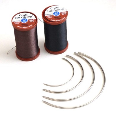 Extra Strong Upholstery Repair Sewing Thread Kit Coats and Clark - Heavy Duty...