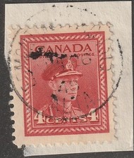 EDMONTON MPO 1315 ALTA CDS CANCEL POSTMARK